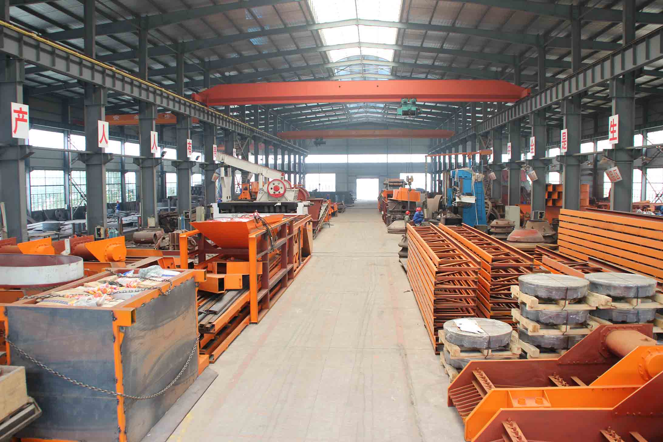 義烏黑白礦機車間