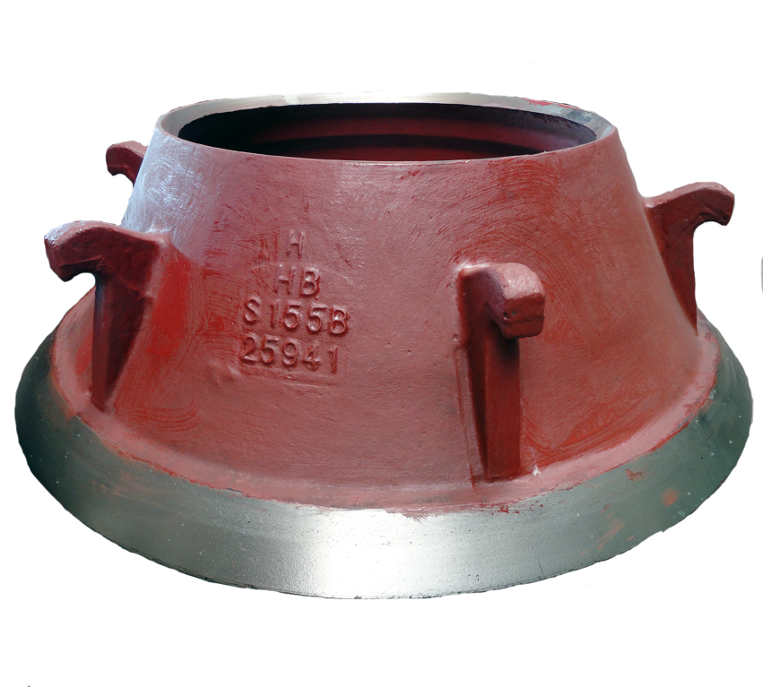 液壓超細(xì)碎圓錐式破碎機(jī)耐磨配件破碎壁